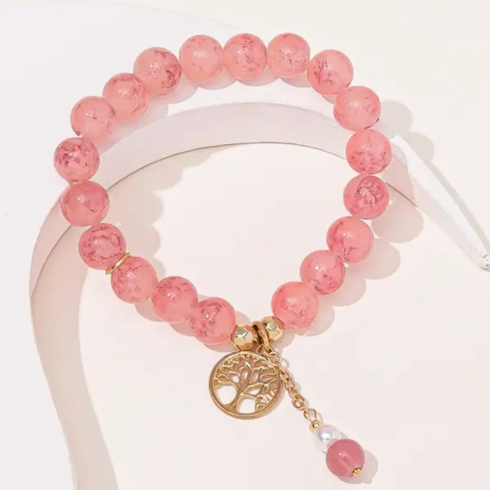 Ladies Crystal Bead Bracelet Handmade